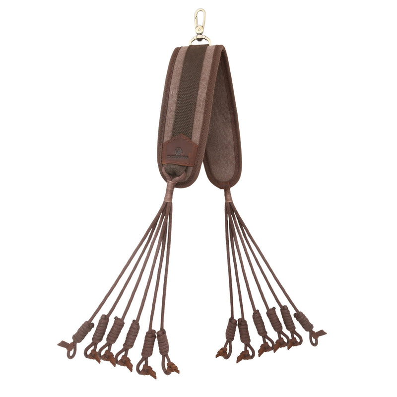 WAYNE'S DOG Canvas Bird Game Carrier, Waterfowl Dove Small Animal Game Carrier Hanger Tote Shooting Accessories (Coffee) Coffee