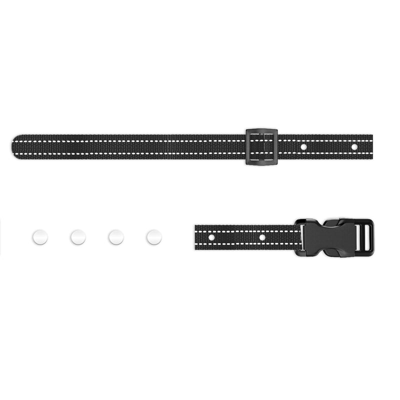 Replacement Nylon Collar Strap for AIKEEP 2-in-1 Dog Shock Collar and Bark Collar OTB3 (Black) Black - PawsPlanet Australia