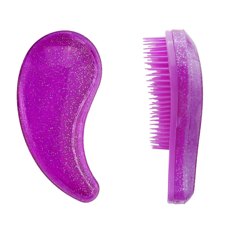 Small Dog Brush- Grooming Tool for Teddy, Yorkies, Maltese, Shih Tzu, Chihuahua - Puppy Hair Brush (Glitter Rose Red) Glitter Rose Red - PawsPlanet Australia