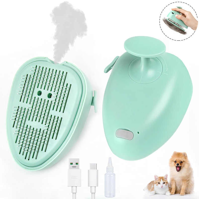 3PCS Cat Treat Feeder Spoon and Cat Steam Brush for Shedding,Great Gift for Pet Owner - PawsPlanet Australia