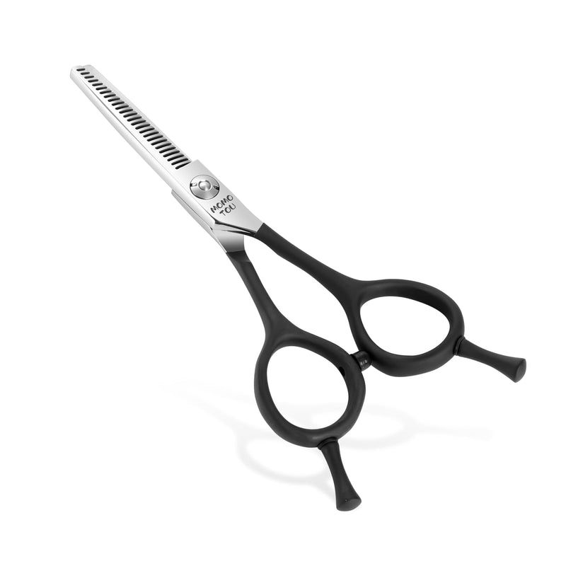 4.5" Small Dog Grooming Scissors with Comfortable Non-slip Handle and Safety Round Tip 440C Thinning Sharp Blades Dog Shears for Eyes, Ears and Paws Easy to Use. Thinning Scissors - PawsPlanet Australia
