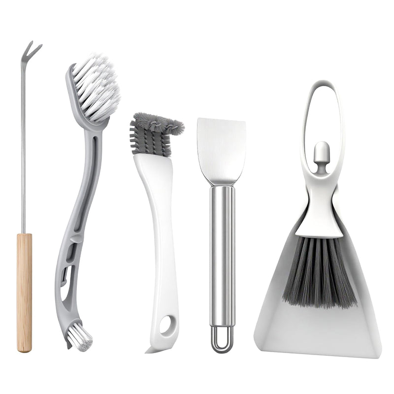 5-Piece Bird Cage Cleaning Brush Tool Set, Bird Cage Cleaner, Pet Cage Cleaning Kit, Suitable for Bird Cages, Rabbit Cages, Hamster Cages, Parrot Cages, and Other Small Pet Cage Accessories - PawsPlanet Australia