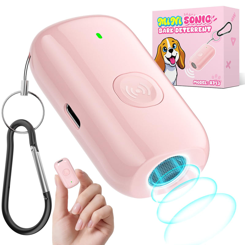 Mini ultrasonic dog bark deterrent device, effectively stops unwanted barking with 50ft Long Range,pain free training & behavior aid for indoor/outdoor use,rechargeable portable dog barking stopper - PawsPlanet Australia
