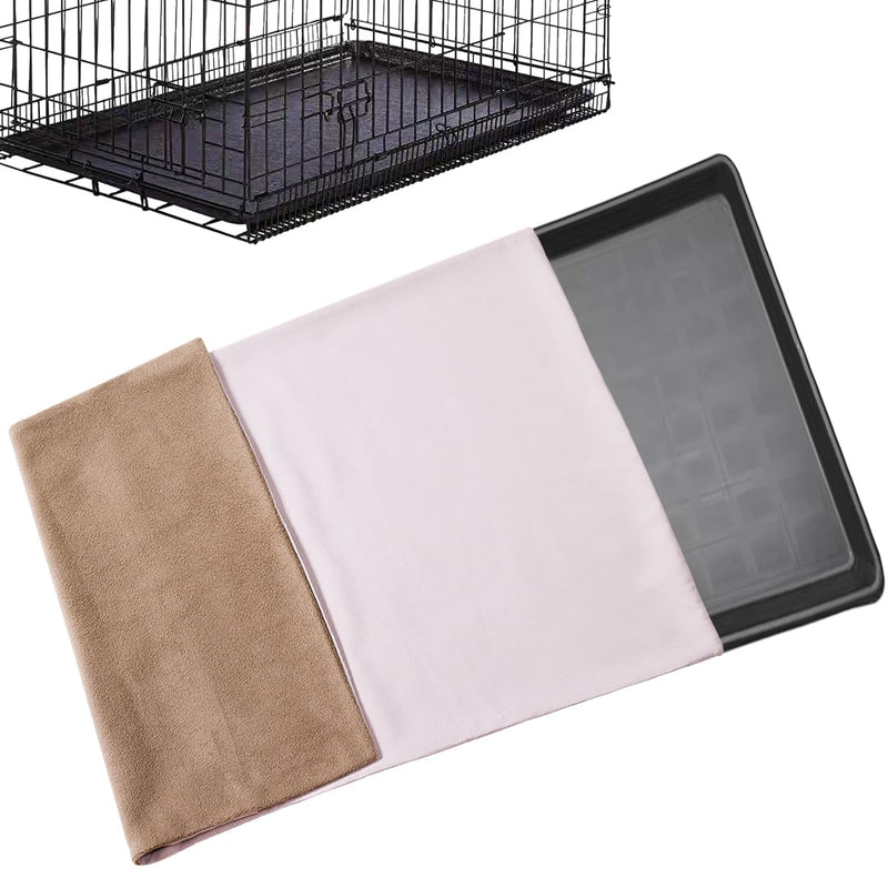 Dog Crate Pan Cover Washable Dog Bed Liner 36x24 Inch Universal Crate Pan Cover for Pet Cages Tray Fitted Pet Supplies - PawsPlanet Australia