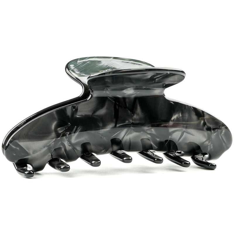 MAORULU Large Acetate Hair Claws - Premium Durable 4 Inch No-Slip Claw Clips for Thick Thin Hair | 1 Piece (Gray Marble) Gray Marble - PawsPlanet Australia