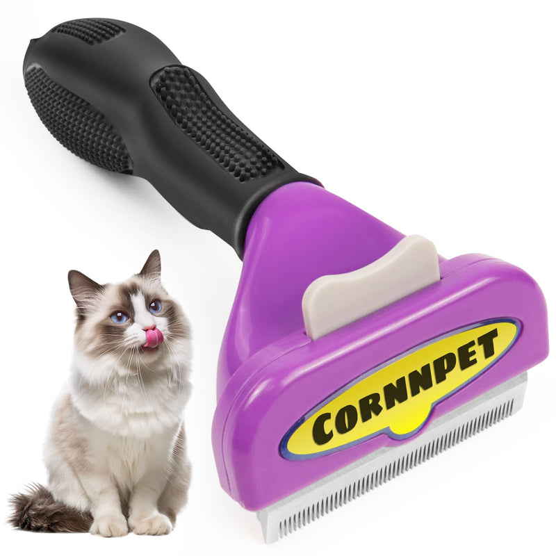 Pet Grooming Brush for Dogs and Cats, Effectively Reduces Shedding by Up to 95%, Self-Cleaning, Long or Short Hair Remover for Medium Dogs & Cats(Large) Large - PawsPlanet Australia