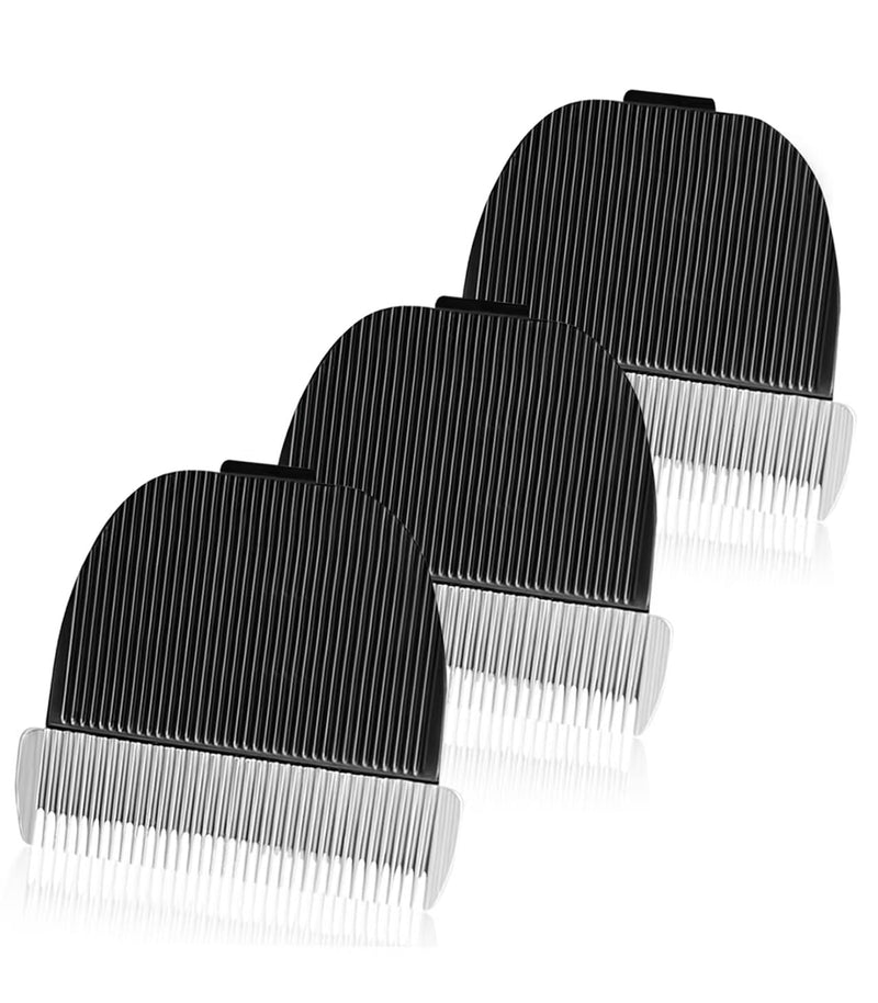 3 PCS Replacement 35 Teeth Dog Grooming Clipper Blades, Low Noise Dog Trimmer for Grooming,Sharp Titanium Alloy Ceramic Grooming Clipper Blade 3PCS 35 Teeth - PawsPlanet Australia