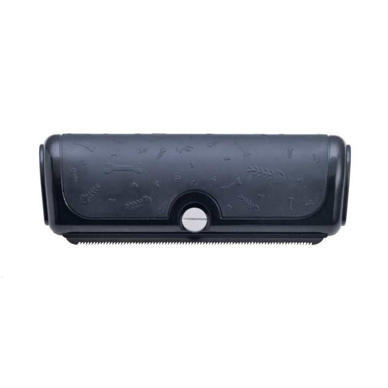 Effective Deshedding Dog Brush for Shedding Control – Gentle Grooming Tool for Dogs, Cats & Horses – Ergonomic Handle for Comfortable Fur Care – Ideal for Short & Long Hair(Black) Black - PawsPlanet Australia