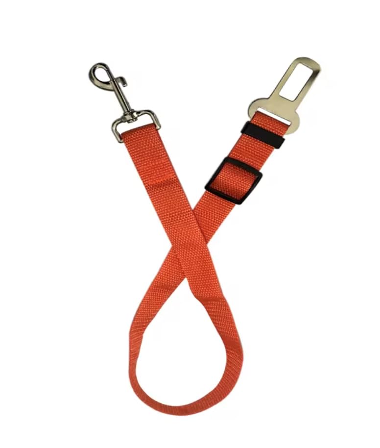 Adjustable Dog Car Seatbelt – Pet Safety Harness Clip for Travel – Universal Fit – Durable Nylon Leash for Small & Medium Dogs - PawsPlanet Australia