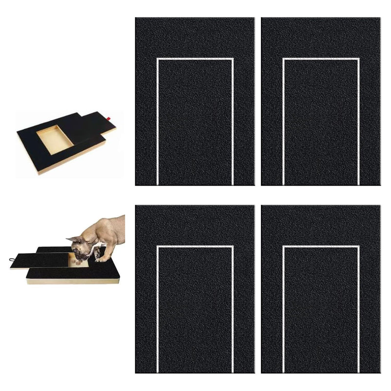 4 PCS Premier Self-Adhesive Sandpaper 35x25 cm, 80 Grit – Replacement Sandpaper for Dog Nail Scratch Board with Treat Box - PawsPlanet Australia