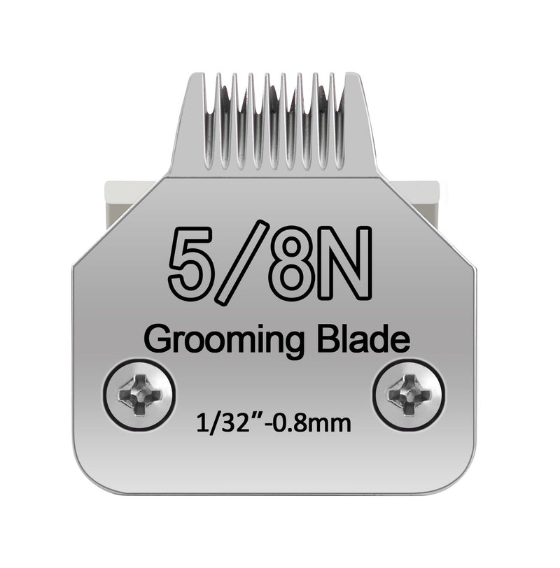 5.8N 0.8mm 1/32 inch Clipper Blades Pet Grooming Clipper Replacement Blades Detachable Blade Compatible with andis/wahl/Oster Dog Clippers 5.8N