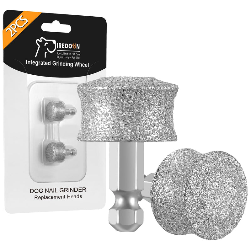 Dog Nail Grinder Replacement Head-Integrated Grinding Head for Casfuy and Most Brands, Highly Efficient, Safe and Durable (2pcs) 2Pack 60# - PawsPlanet Australia