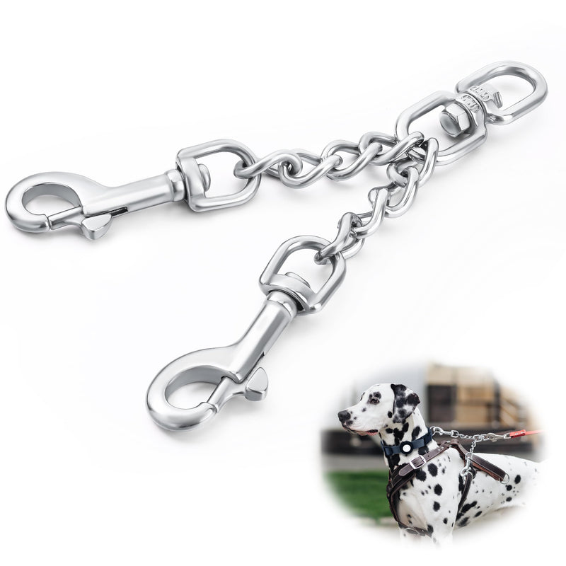 Prong Collar Safety Clip Stainless Steel Dog Safety Clip, Leash Backup with Dual Clasps, Collars and No Pull Harness Connectors - PawsPlanet Australia