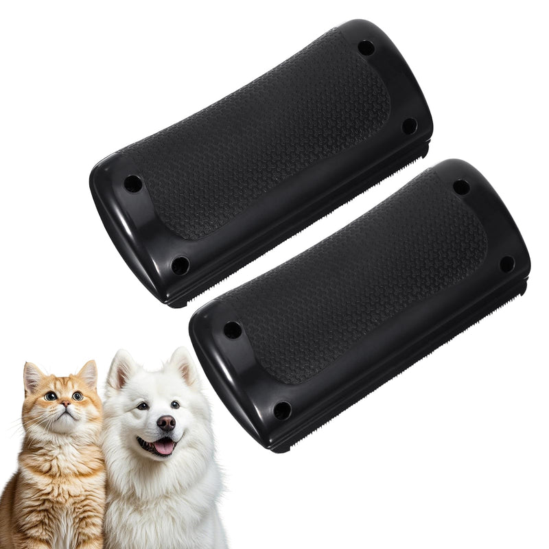 2 Pcs Deshedding Dog Brush, Cat Dog Brush for Shedding Tool, Professional Shorthair Soft Rabbit Pet Deshedding Cat Brushes for Cats Dog, Portable Design Refresh Pet Brushes Hair Removal Tool - PawsPlanet Australia