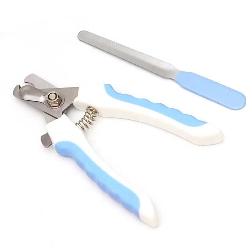Dog Pets Nail Clippers and Trimmers - with Safety Guard to Avoid Overcutting, Free Nail File, Razor Sharp Blade - Professional Grooming Tool for Pets - PawsPlanet Australia