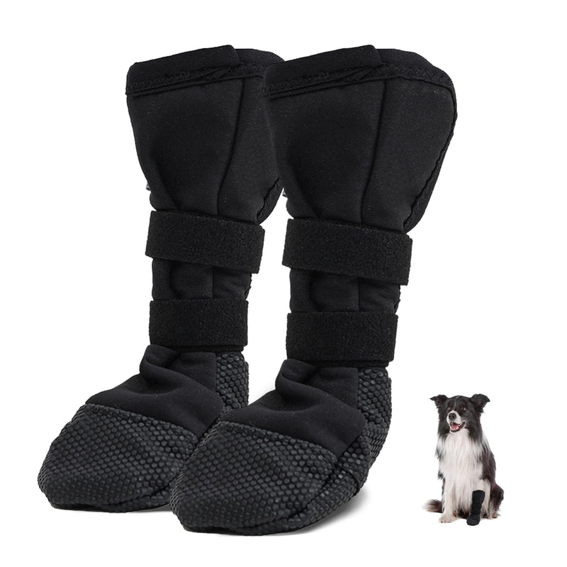 Dog Paw Wound Recovery Boot, Anti-Slip Dogs Socks Boots, Breathable Pet Bootie for Injured Paw, Dog Pad Protector for Outdoor Walking 2pcs (L) L - PawsPlanet Australia