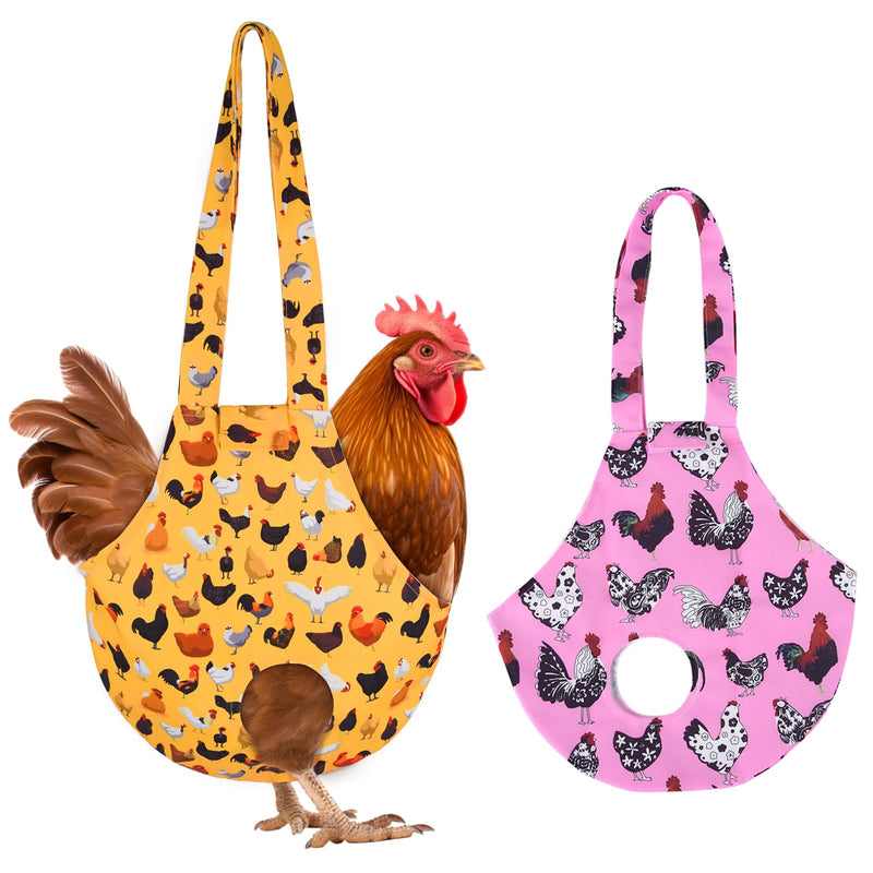 Chicken Holder Bag Sling, Chicken Carrier, Chicken Holder Bag, Chickens Medic Bags for Hen Rooster Poultry Transport Traveling Hiking Driving(2 pcs) - PawsPlanet Australia