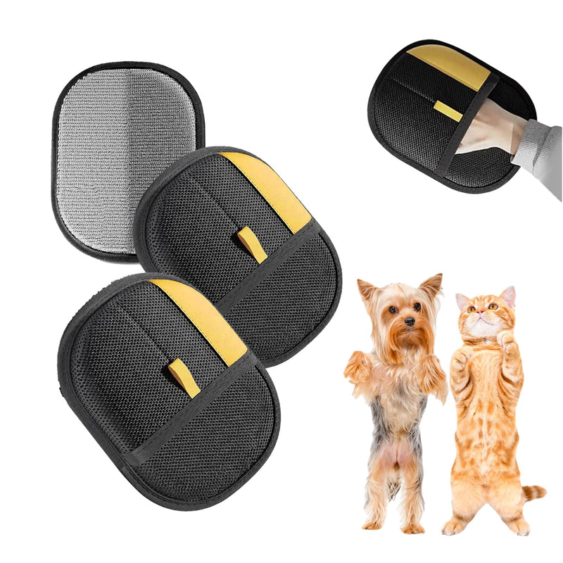 Pet Hair Remover Gloves,Upgrade Electrostatic Pet Hair Removal Glove for Cats & Dogs, Reusable Grooming Gloves Efficient De-Shedding, Washable for Furniture, Couch, Carpet, Car Seat, Clothing (2Pcs) - PawsPlanet Australia