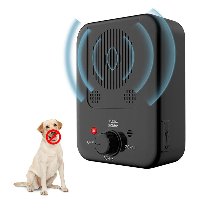 Anti Barking Control Devices for Dogs,Ultrasonic Dog Barking Deterrent Devices Rechargeable,3 Modes of Dog Anti Barking Devices Suitable for Large, Medium, and Small Dogs 1 Pack - PawsPlanet Australia