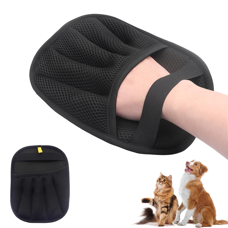 2 PCS Pet Hair Removal Glove, Reusable Electrostatic Cats & Dogs Hair Removal Tool for Couch, Furniture, Carpet, Car Seat, Clothes 2PC - PawsPlanet Australia
