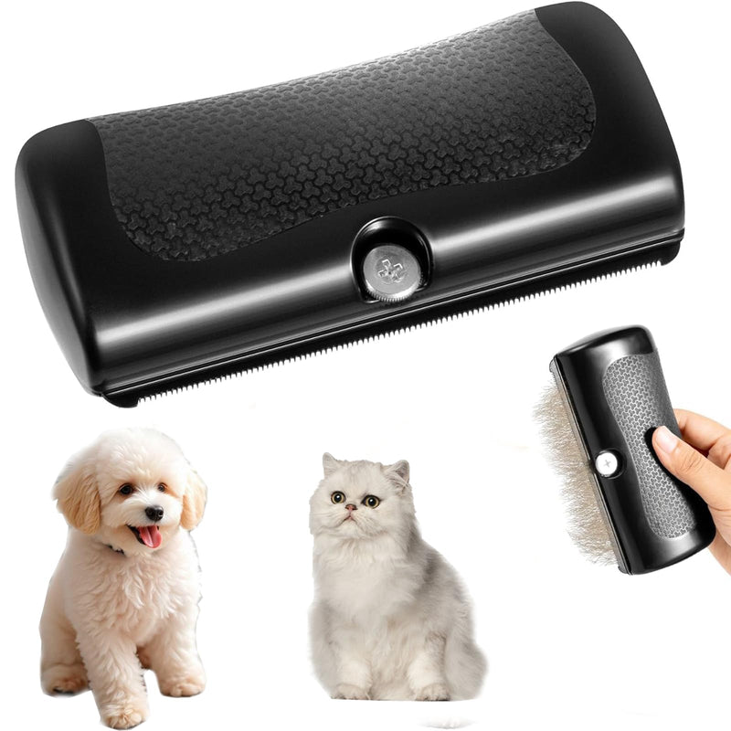 Deshedding Dog Brus,2025 New Deshedding Brush for Dogs, Cats & Horses, Pet Hair Remover Comb for Shedding,for Matted & Loose HairC (Black) - PawsPlanet Australia
