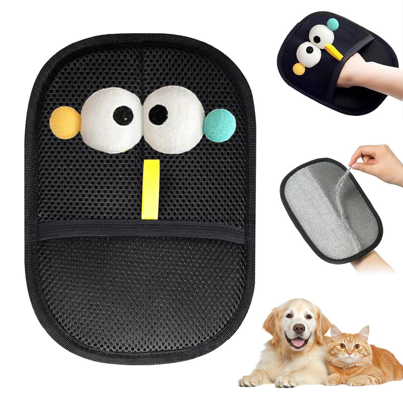 Cat Dog Hair Remover Gloves, Efficient Grooming Gloves for Pet Hair, Reusable Electrostatic Pet Cat Dog Hair Remover Brush Tool, FurMingle Double-Sided Cat Grooming Gloves - PawsPlanet Australia