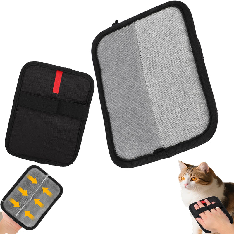 VINGVO Electrostatic Brush Tool for Cats & Dogs, Reusable Grooming Glove for Cats & Dogs,Double Sided for Furniture, Couch, Carpet, Car Seat - PawsPlanet Australia