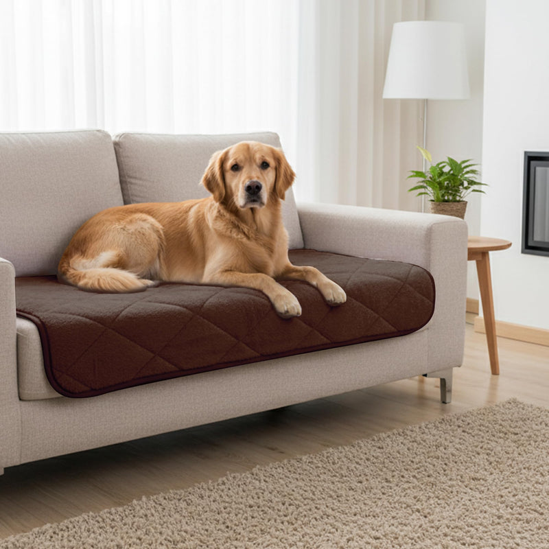 NWK Fluffy Self Warming Cat Mat, Cat Blanket, Thermal Dog Mat, Washable, Non-Slip Bottom for Sofa & Crate & Kennel & Car Seat (Coffee Brown, X-Large (45'' X 28'' X 0.4'')) Coffee Brown X-Large (45'' X 28'' X 0.4'') - PawsPlanet Australia