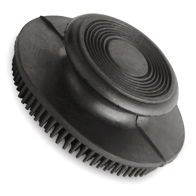 Jeffers Face & Finishing Brush for Dogs, Cats, Horses – Soft Rubber Grooming Tool for Face, Ears, Fur, Coat, Bath, Shedding, Deshedding, Pet Brush for Sensitive Areas, Small Compact Size - Black - PawsPlanet Australia