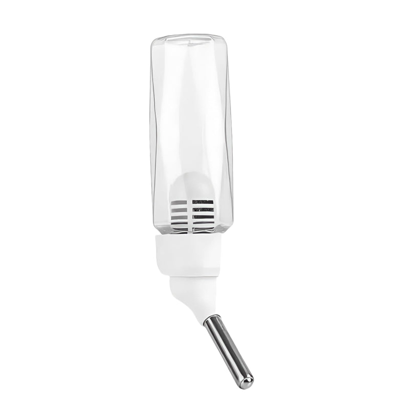 80 ml- No Drip Water Dispenser for Small Animals - Transparent Hanging Bottle for Rabbits, Guinea Pigs, Hamsters, Mice, and Ferrets - Leak Proof with Filter, Water Bottles - PawsPlanet Australia
