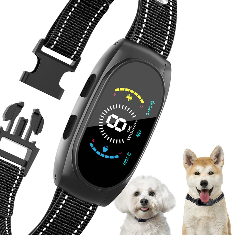 Smart Auto Dog Bark Collar, No Shock Anti Barking Collar for Small Medium Dogs 8-50lbs, Rechargeable & Waterproof Barking Control Device with Beep Vibration Mode & 8 Sensitivities - PawsPlanet Australia