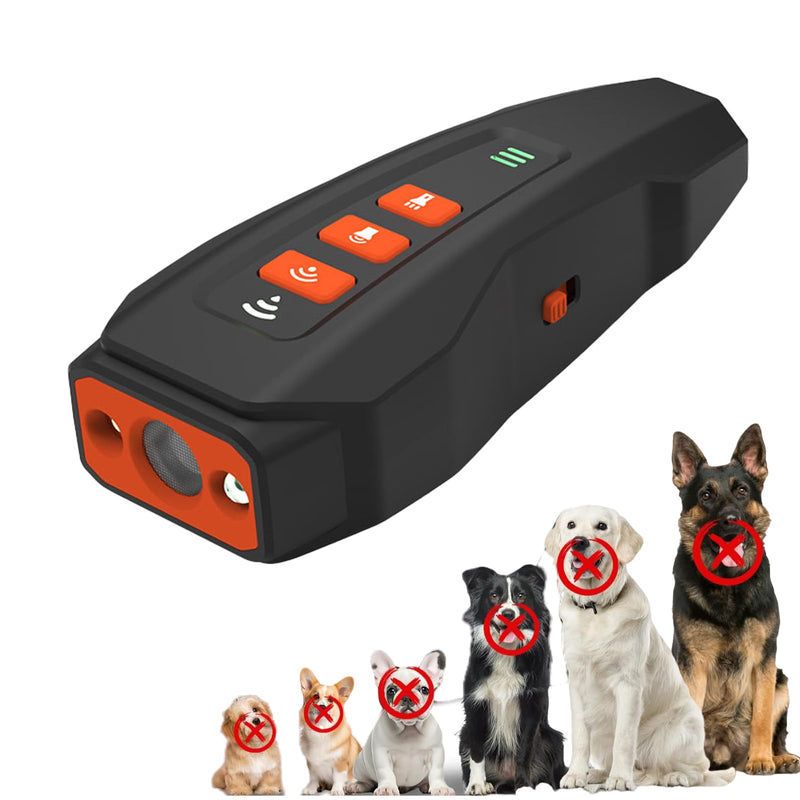 Dog Bark Deterrent Device-Ultrasonic Anti-Barking Devices, Up to 30FT Long Range &Rechargeable Bark Control-Safe for Dogs Training-Indoor & Outdoor,Alternative to Collars and Bark Collars (Black) black - PawsPlanet Australia