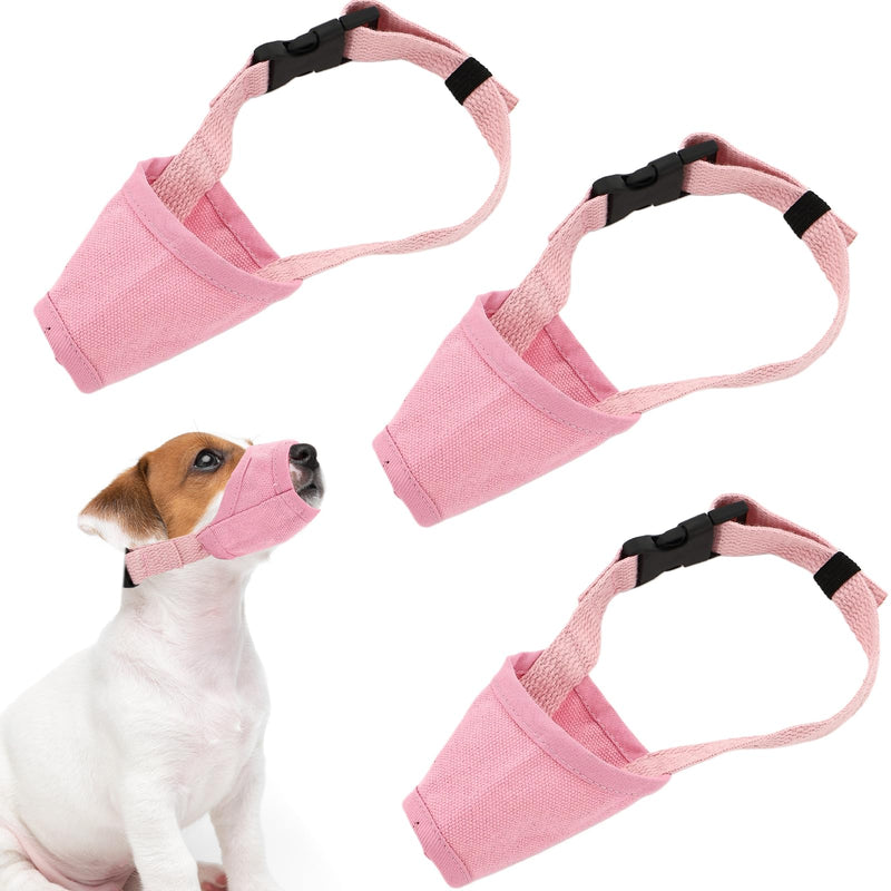 Dog Muzzle for Small Dogs, Breathable Adjustable Puppy Muzzles, Small Dog Muzzle for Grooming Barking Chewing Allows Panting Drinking - PawsPlanet Australia