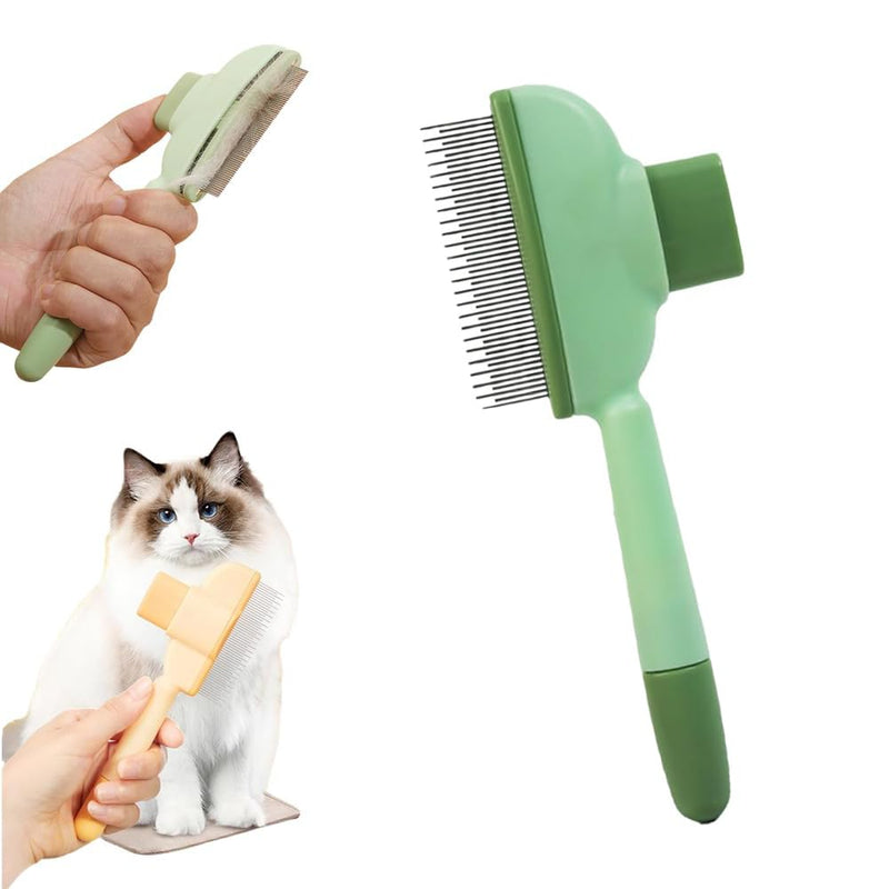 Cat Grooming Comb (Green) Green - PawsPlanet Australia