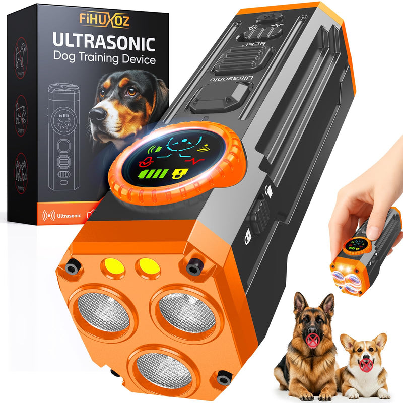 Dog Bark Deterrent Devices, 2025 Upgraded 3X Sonic Emitters Anti Barking Device for Own Or Neighbor's Dog, Safe & Effective Portable Ultrasonic Dog Bark Shield Rechargeable Dog Barking Silencer - PawsPlanet Australia