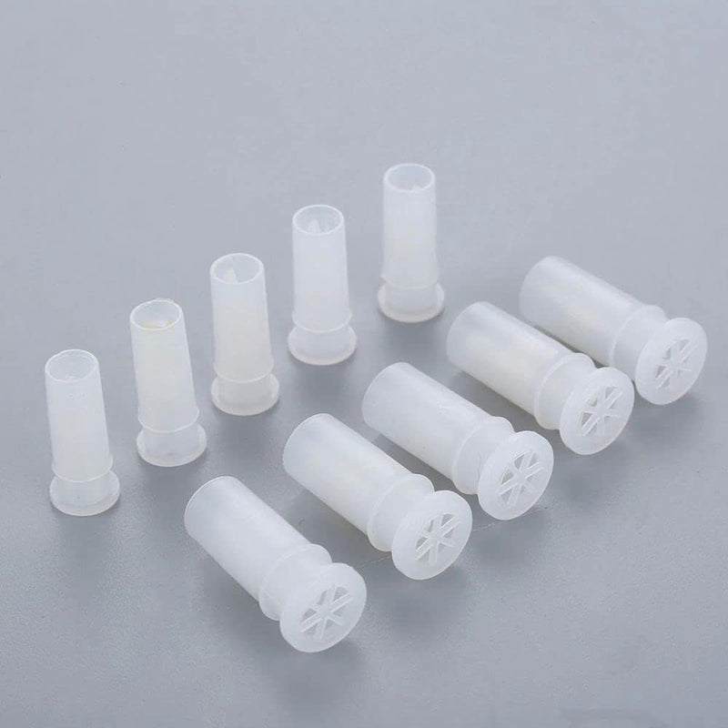 100 Pcs Noise Makers Insert Squeakers, Plastic Dog Squeaky Toy Whistles,Insert Replacements DIY Accessories Toys,Dog Toy Replaceable Squeaker(15.5x4.8mm) - PawsPlanet Australia