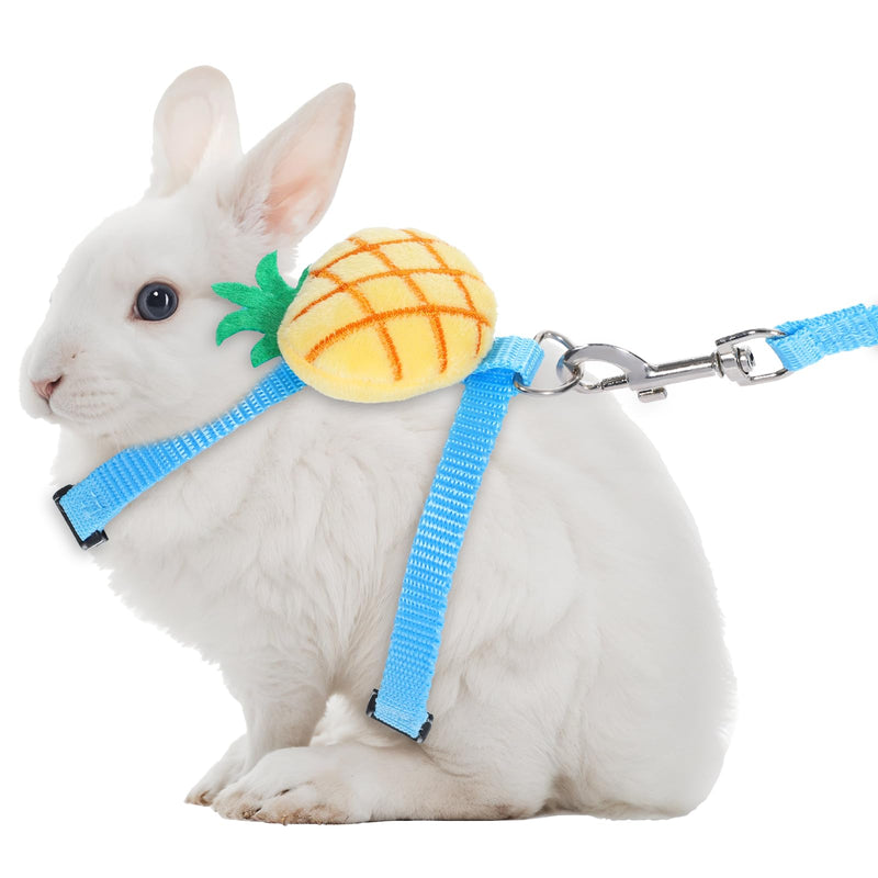 Rabbit Harness and Leash Set, Adjustable Double Buckle Bunny Leash, Escape Proof Leashs for Bunny Cat Ferret and Other Small Pet - PawsPlanet Australia