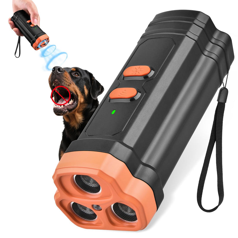 Ultrasonic Bark Control - Dual Training Modes, LED Light, Portable for Indoor/Outdoor Use. Effectively Deters Your & Neighbor's Dogs. - PawsPlanet Australia