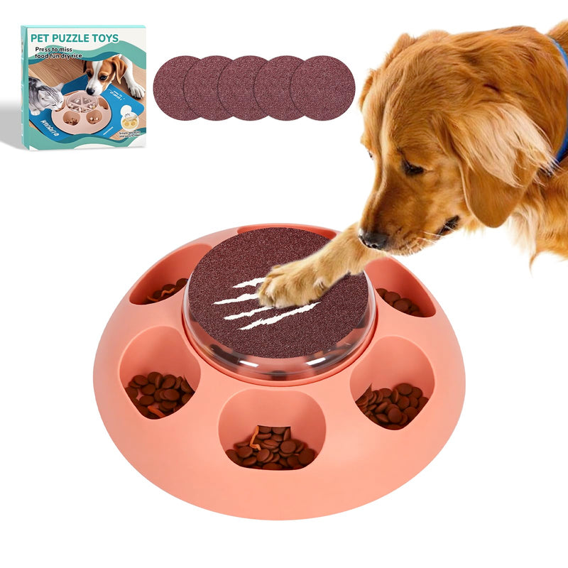 Dog Nail Scratch Board:Stress-Free Nail Trimming for Dogs, Non-Slip Scratch Mat, Includes 5 Sandpaper Replacements for Healthy Nails (Light Orange) Light orange - PawsPlanet Australia