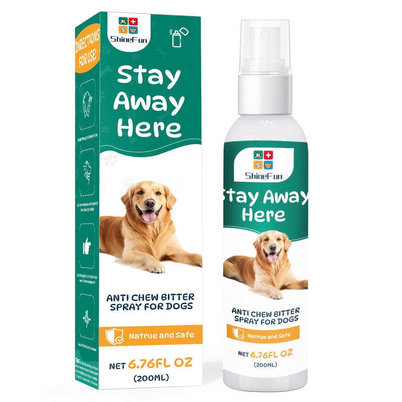 Bitter Apple Spray for Dogs,100% All-Natural,200ml,No Chew Dog Deterrent Spray with Citrus & Eucalyptus Oil, Anti Chew Training Aid to Stop Chewing & Protect Furniture - PawsPlanet Australia