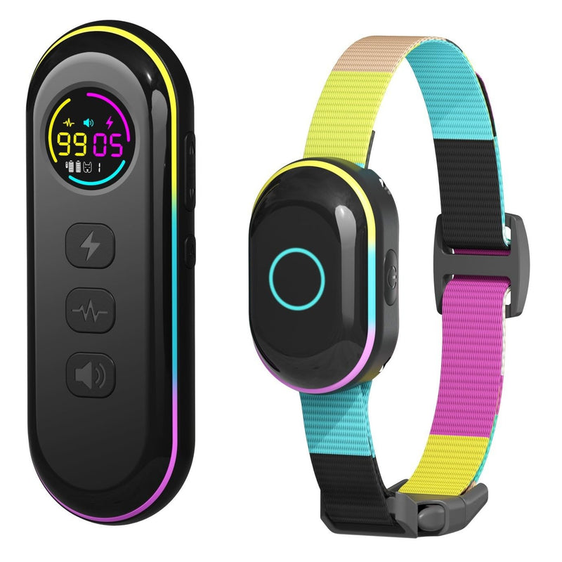 2-in-1 Dog Bark & Shock Collar with Remote Control, Waterproof Barking Collars for Small Medium Large Dogs, 3300Ft Training E- Collars, Rechargeable, Adjustable Beep Vibration Modes & 5 Sensitivity - PawsPlanet Australia