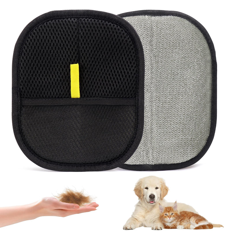 Pet Hair Remover for Cats & Dogs, Electrostatic Gloves for Cats Hair Removal, Reusable Dogs Hair Remover for Furniture, Bed Sheets, Couch, Clothes(1pc) Black - PawsPlanet Australia