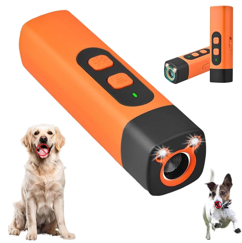 Dog Bark Deterrent Device, Anti Barking Devices for Dogs, Indoor Outdoor Use Rechargeable, Dog Bark Deterrent Device with LED Flashlight, Suitable for Training to Improve Bad Behavior - PawsPlanet Australia