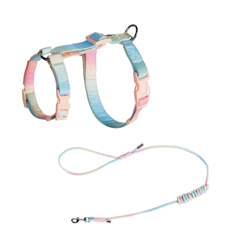 Escape-Proof Cat Harness & Leash Set - Adjustable Lightweight Vest for Small Cats/Kittens (Midnight Ocean, Medium) - PawsPlanet Australia