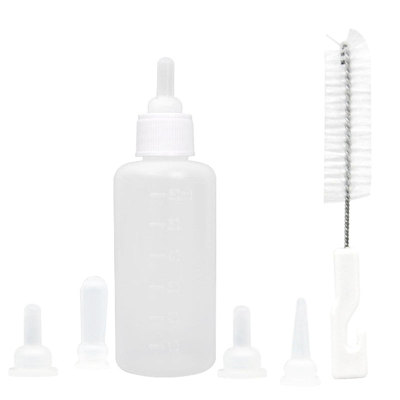 Pet Nursing Bottle Kit with Replacement Nipples for Cat, Dog, Kittens, Puppies, Rabbits, Small Animals - PawsPlanet Australia