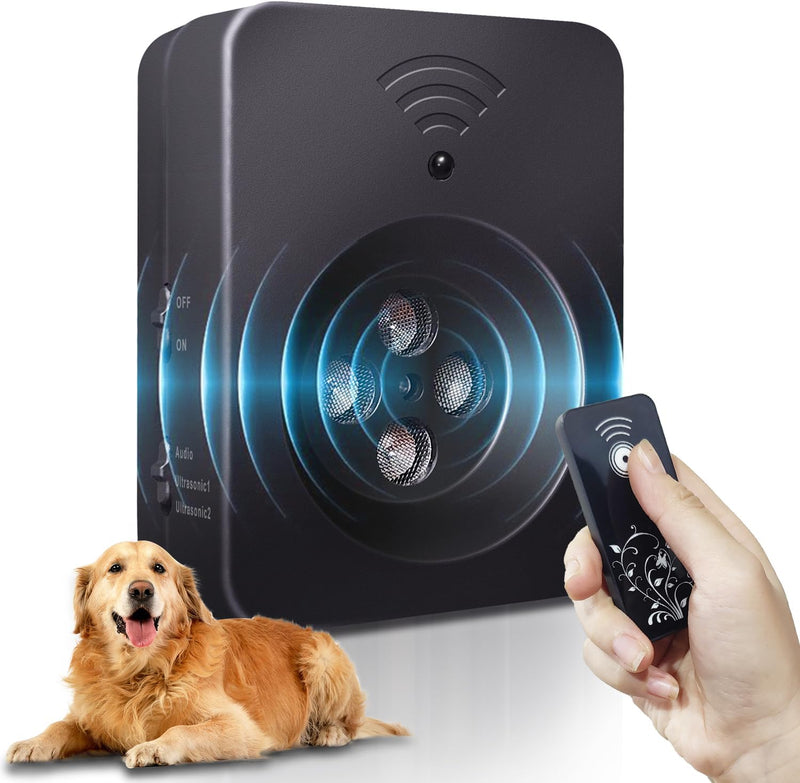 Ultimate Ultrasonic Bark Control Device for Dogs - 50ft Remote & Auto Sensor Modes | Weatherproof Anti-Bark Deterrent | Handheld Remote Training Tool | Stop Excessive Barking Humanely - PawsPlanet Australia