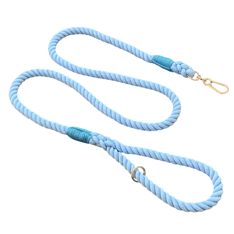 Natural Cotton Dog Leash, 6 FT Heavy Duty Rope Leash with Comfortable Handle, Durable Dog Lead for Walking and Training-Sky Breeze Sky Breeze - PawsPlanet Australia