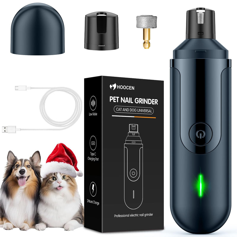 Dog Nail Grinder, Quiet and Low-Vibration Dog Nail Trimmers for Large Dogs, Medium, Small Dogs Cats Pets Blue - PawsPlanet Australia