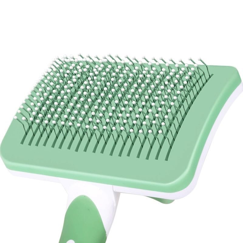 A Cute Pet Self Cleaning Slicker Brush for Small Dogs, Cats and Rabbits, Used for Hair Removal, Massage and Grooming, Combining Elegance and Practicality - PawsPlanet Australia
