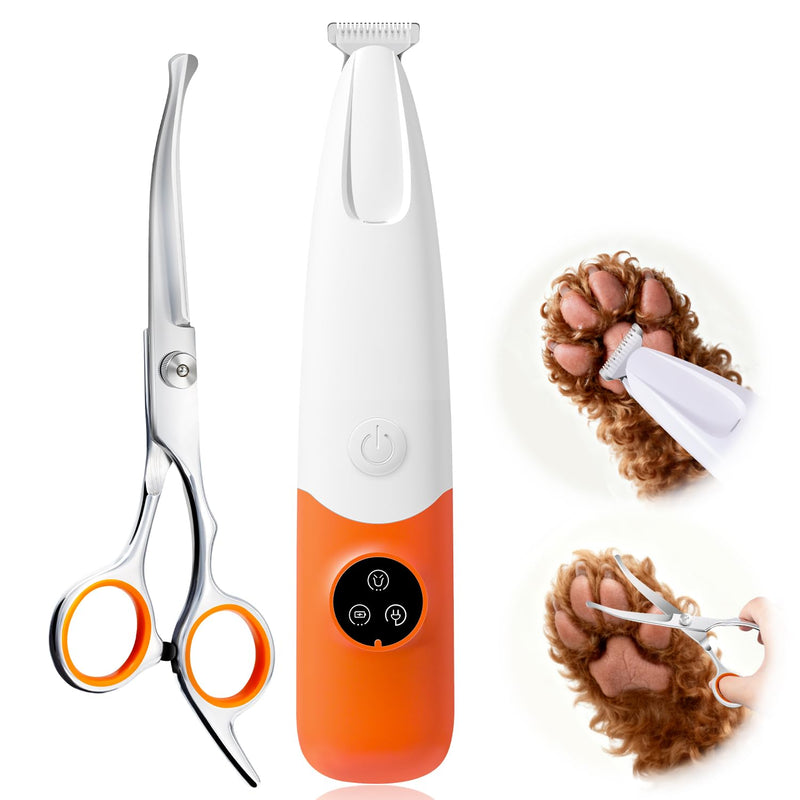 Dog Ear Hair Removal Tool, Ear Hair Trimmer for Dogs at Home, Safety Blunt Tip Scissors, Painless Clippers for Grooming ear care kit - PawsPlanet Australia